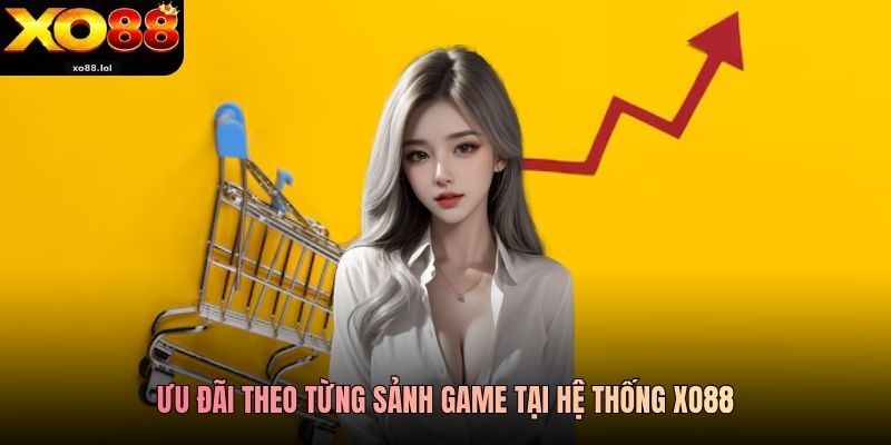 Ưu đãi theo từng sảnh game tại hệ thống Xo88
